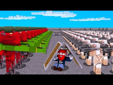Benx Waffen Armee vs. Elina Waffen Armee (Minecraft)