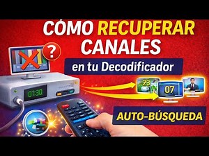 👉 Cómo Recuperar Canales en tu Decodificador | Auto-Búsqueda Fácil