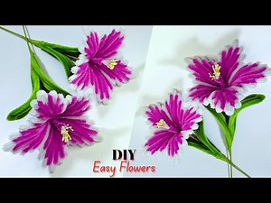 DIY Pipe Cleaner Flowers | Easy Purple & White Bloom Tutorial 🌸