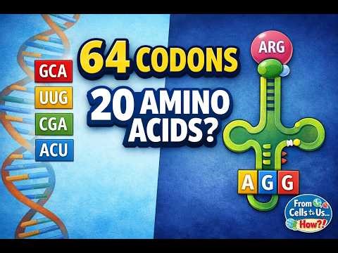 Why Are There 64 Codons But Only 20 Amino Acids? | The Wobble Hypothesis