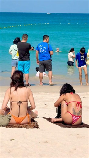 🇹🇭Best Beach in The World Phuket Beach Summer Holiday 33🐳 #phuketbeach