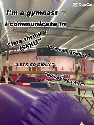 I communicate in gymnastics #gymnastics4ever