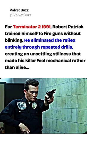 He eliminated the reflex entirely through repeated drills (Terminator 2 1992)