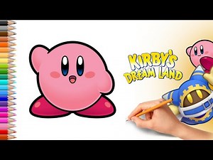 How to Draw Kirby easy | Kirby's Dream Land