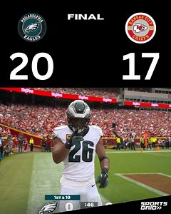 Saquon Barkley rushed for 88 yards and a TD in the Philadelphia Eagles win over the Kansas City Chiefs!!! #NFL #PHIvsKC #EaglesNation #FlyEaglesFly | SportsGrid