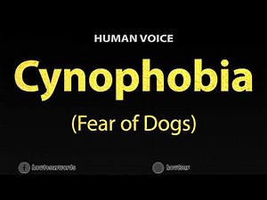 How To Pronounce Cynophobia - Fear of dogs