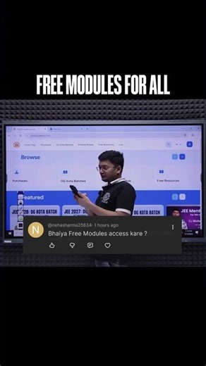 Vibrant free modules 🥹 #jee #iit