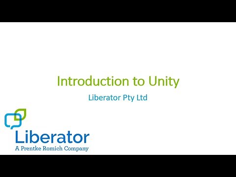 Introduction to Unity - Liberator Webinar