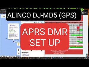 ALINCO DJ-MD5 - APRS DMR,FULL SET UP & TEST
