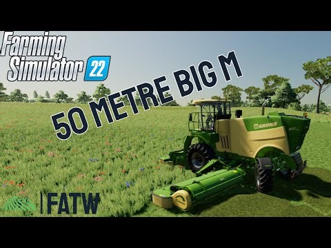 Farming Simulator 22 - Unrealistic Mod Showcase: Mow Your Fields FAST!
