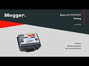 Basics of CT PT CVT testing
