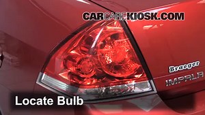 Tail Light Replacement on 2012 Chevrolet Impala LTZ 3.6L V6