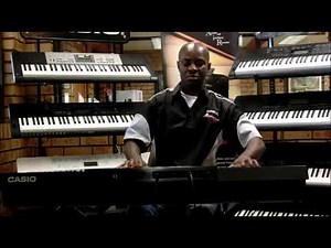 Jonathan plays the Casio WK 7600