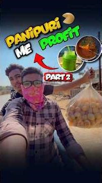 1 दिन में पानी पूरी लगाकर कितने पैसे कमाए जा सकते है 😱part 2 😱 Mini vlog #vivekkavlog #minivlog