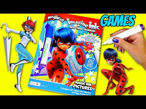 Miraculous Ladybug Coloring, Activity Book with Games. Imagine Ink.