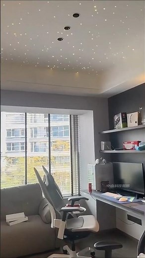 How to Create a Galaxy Ceiling at Home! ⭐ DIY Star Light Installation#StarCeiling #LEDInstallation
