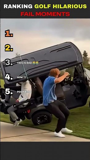 Which one is the funniest? 😂 TOP 5 GOLF FAILS #golf #sports #fails