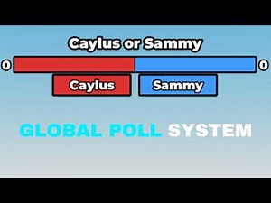 How to Make an Global Poll System in Roblox Studio