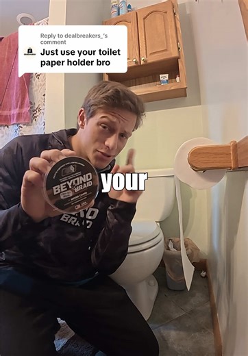 Replying to @dealbreakers_ no need to spool your fishing reel in the bathroom ##Fishing##FishingVideos##FishingContent##FishingTips##FishingTikTok