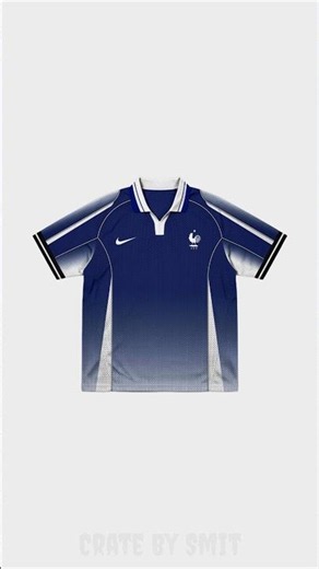 Designing a Sleek France Nike Football Jersey Concept 🇫🇷 #shorts
