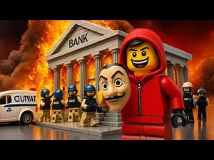 LEGO Money Heist: Explosion The Bank in Action