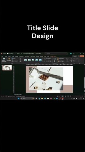 PowerPoint Title Slide Design #powerpoint #slide #presentation