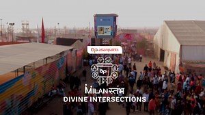 29M views · 360K reactions | Even in the largest crowd, family feels like home. But what happens when you’re separated? This year, Asian Paints’ Divine Intersections - Milan Stambh - stood tall at key locations across Maha Kumbh, as beacons of hope, guiding lost loved ones back to their families. Because home is complete only when family is together. #AsianPaints #MahaKumbh2025 #KumbhMela #Prayagraj #MilanStambh #DivineIntersection | Asian Paints | Facebook