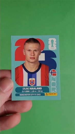 Figurinha Erling Haaland da Copa do mundo de 2026 #panini #fifa #futebol #haaland