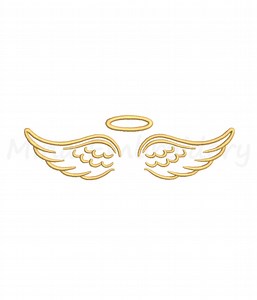 Wings Angel Embroidery Design, Machine Embroidery Design, 6 Sizes, Instant Download - Etsy