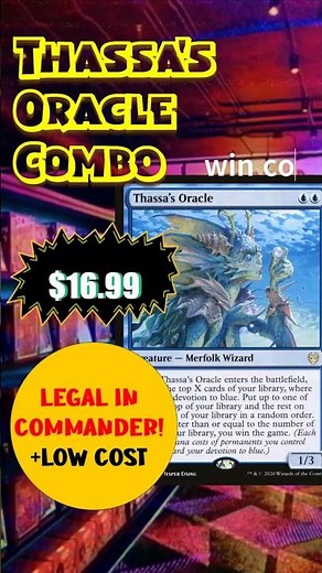 Win with Just TWO Cards? Thassa’s Oracle Combo! #CommanderEDH #MTG #thepackkraken #tcg #mtgcombos