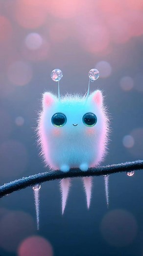 This is a Kowl A mix between a kitten and an owl | Aether Elf