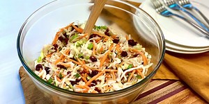 Make Joy Bauer's healthier pulled chicken and coleslaw