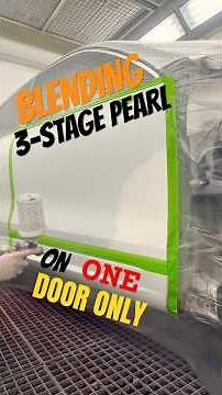 Blending 3-Stage Pearl On A Single Panel 🔥 #beforeafter #automobile #paintjob #blendertutorial #car