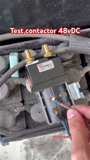 Test contactor 48vDC #forklift #automobile
