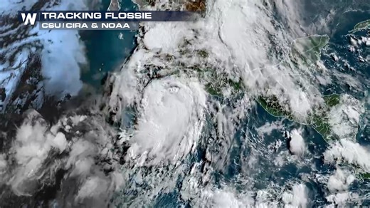 Flossie continues to intensify in the Eastern Pacific Ocean off Mexico’s west coast. The storm is expected to become a hurricane in the next few days and eyes the Baja Peninsula. | WeatherNation