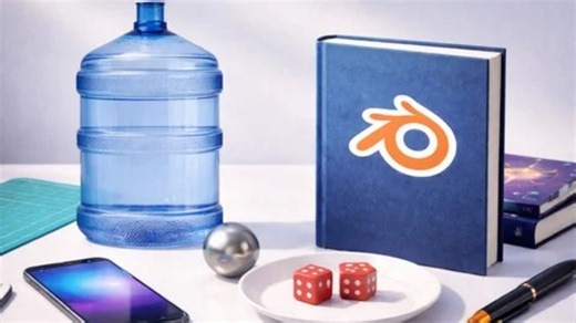 「福利」「中英字幕」Udemy - Blender5入门训练：建模、UV和动画