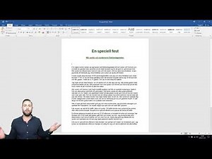 Nybörjarkurs dator - Radavstånd och markera text i Word - Lektion 21
