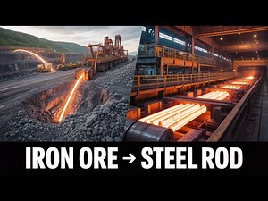How Steel Rods Are Made | From Iron Ore to Construction | Civil Engineering Explained
