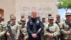 3.5K views · 146 reactions | Soldiers from the Cal Guard's 140th Chemical Company and the Camp Roberts Garrison Training Center were in La Mesa, California, last week working with local police to protect the lives and property of California residents. See what they were doing in the video below by Sgt. (CA) Zak Lara: | California National Guard | Facebook