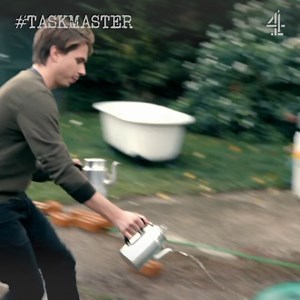1.7M views · 13K reactions | Joe Thomas tries everything trying to move a beach ball with water… except a hose. | Taskmaster | Facebook