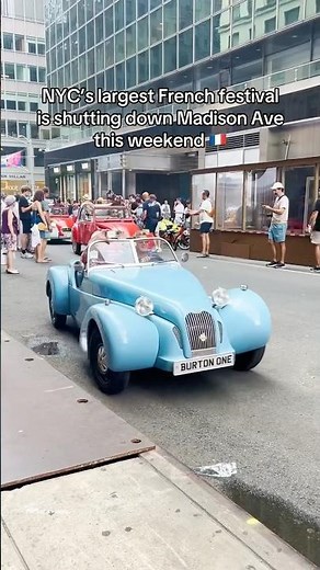 NYC’s LARGEST French festival is SHUTTING DOWN Madison Ave this weekend 🇫🇷