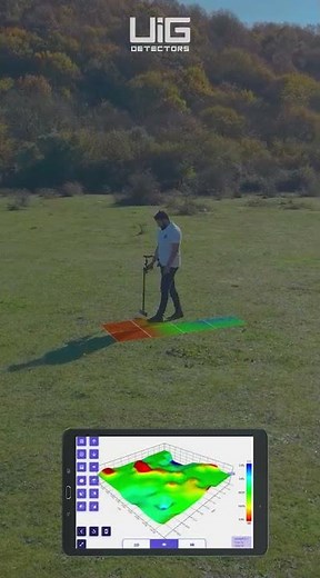 3D scanning metal detector for precious metals, buried treasures and voids - UIG GROUND SCANNER