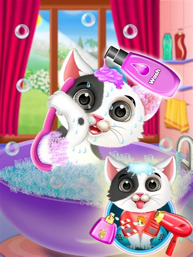 Download Hello first newborn - Care for cry kitty. android on PC