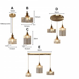 Glass Pendant Light, Vintage Edison Bulb Hanging Lamp - Kitchen Island Industrial Farmhouse - Etsy