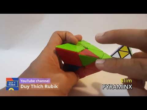 Tutorial N.269- Pyraminx Slim -Hướng Dẫn Giải Rubik