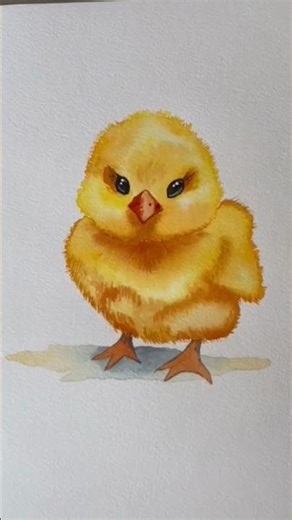 Aquarelle de Pâques selon tuto de ‪@lieslsartisticstudio‬ #shorts