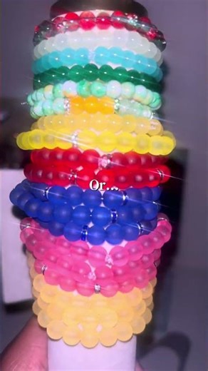 Which bracelets are better for stacking? #braceletstack