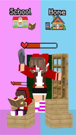 How JJ Actually Spends His Time 👁️ #minecraft #shorts