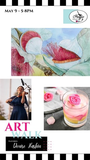 May ArtWalk at Magpie! Mark your calendar and fluff your...
