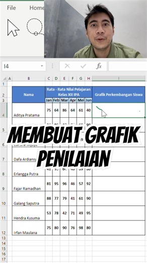 Tutorial Membuat Grafik Penilaian di Microsoft Excel✨